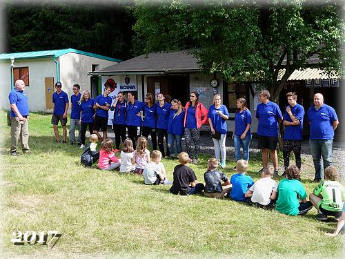 Vedoucí I. turnus letní tábor Tomášov 2017