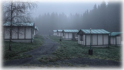 Pohled na podzimní tábor