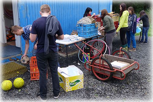 Třídění táborových věcí