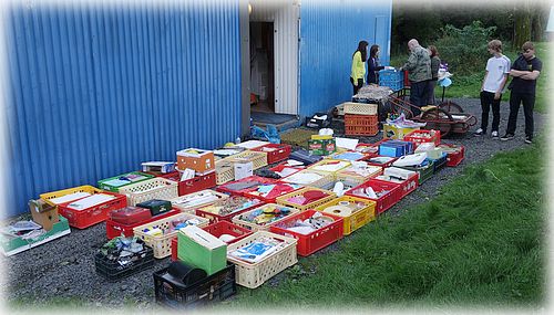 Třídění táborových věcí