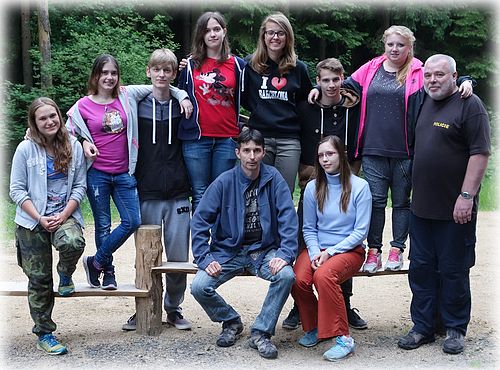 Všichni účastníci víkendu